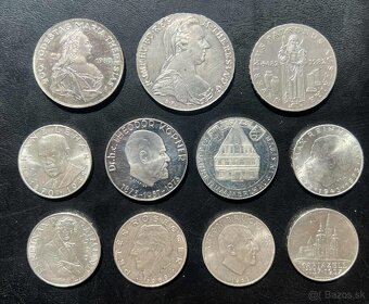 Strieborné mince RU a Rakúsko - 9