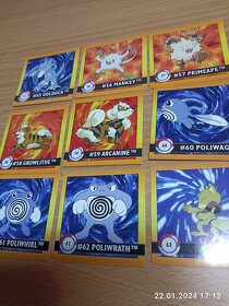 Pokemon samolepky Artbox z roku 1999 - 9