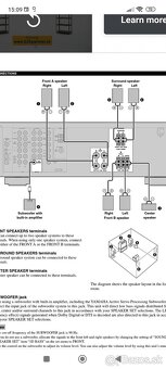 YAMAHA+AKTIV WOOFER+SURROUND 4KS+CENTER - 9