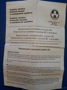 Kovanie na bezpečnostné dvere + vložka+zámok+retiazka - 9