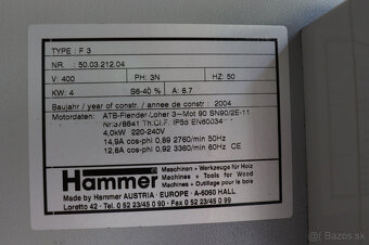 Hammer F3, fréza s otočným vretenom, fréza, frézovací stroj - 9