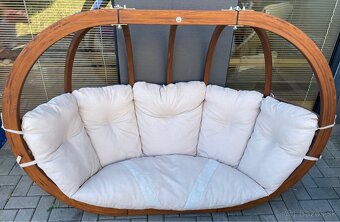 Predám závesnú hojdačku dvojkreslo - 9