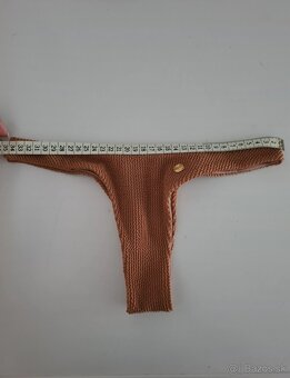 Hnede luxusne plavky Lemonky 3 ks - 9