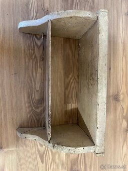 staršia drevená polička - 9