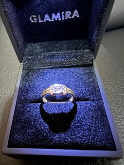 Zlatý dámsky luxusný prsteň - 9
