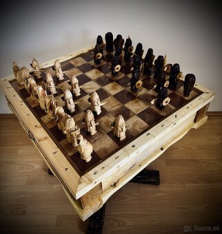 Drevené figúrky na šachovnicu - 9