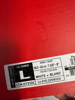 UPLNE NOVA PRILBA ELITE POLOPROFI CCM TACKS 210 S MRIEZKOU - 9