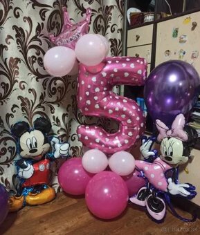 Nové balóny Minnie + Mickey mouse- sada AŽ 15/16/17 kusov - 9