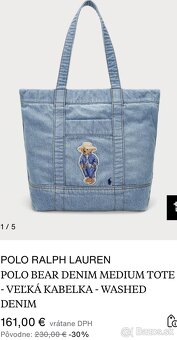 RALPH LAUREN CANVAS BAG - 9