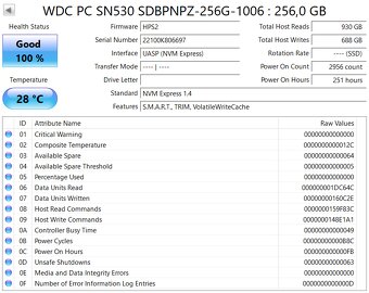 M.2 NVMe SSD Samsung / Intenso / WD / Patriot / Intel 256GB - 9