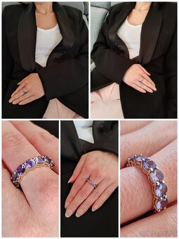 Eternity ring - Eternity prstene - stohovateľné prstene - 9