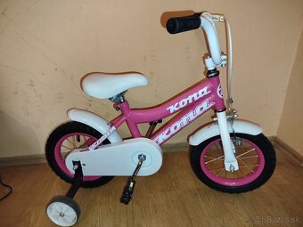 Dievčenský bicykel 12 ružový. - 9