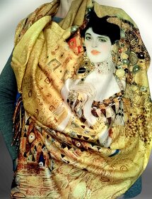 Kašmírový šál Gustav Klimt - Adele - 9