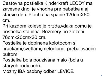 Cestovna postielka Kinderkraft - 9