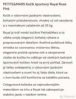 Petite&Mars Royal športový kočík - 9
