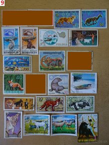 Nádherné poštové známky ZVIERATÁ - 9