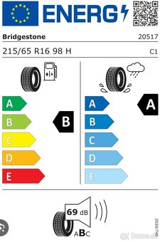 4ks NOVÉ 215/65r16 98H BRIDGESTONE, DOT2024 - 9