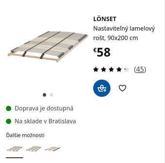 Ikea hemnes bielo morena postel+rost+matrac - 9