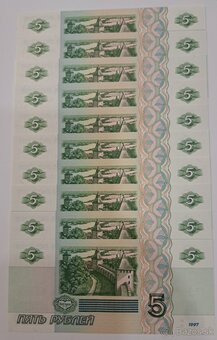Mince bankovky Rusko UNC - 9