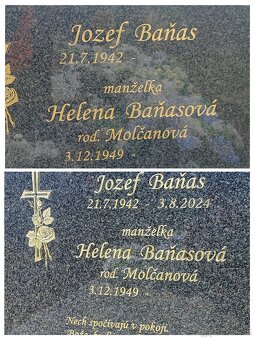 Čistenie hrobov, dosekávanie písma,zlatenie,rekonštrukcie po - 9