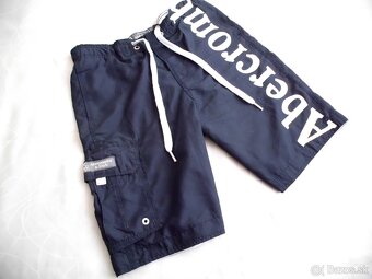 Abercrombie&Fitch čierne kraťasy-plavky v. L-M - 9
