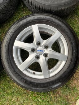 Alu disky R15 + Zimné Pneu 196/65 R15 - 9