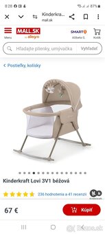 Postieľka/kolíska Kinderkraft a monitor dychu Milian 1 - 9