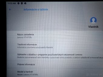 Tablet Lenovo 10" (model YT-X705L) - 9