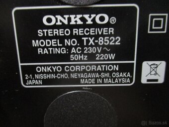 ONKYO TX-8522 stereo receiver - 9