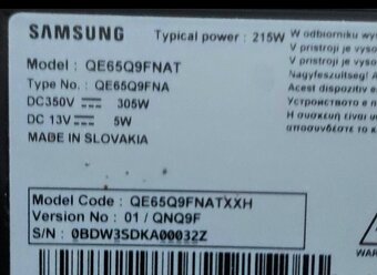 Samsung Q65Q9FNAT diely - 9