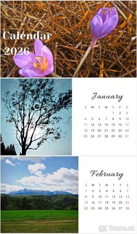 ✨ 4x Kalendár 2026 pre tvoj dokonalý rok Príroda & Akvarel. - 9