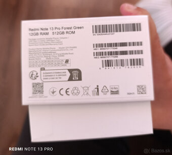 Predám mobilný telefón Xiaomi redmi note 13 pro Forest green - 9