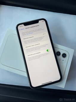 Predám iPhone 11 64GB White -Top stav -Komplet bal. - 9