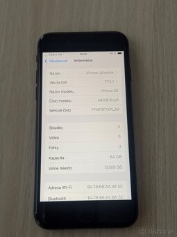 Predám iPhone SE 2020 64gb Black - 9