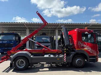 MERCEDES-BENZ ATEGO 1218 HÁKOVÝ NOSIČ 100 HYDRAULICKÁ RUKA - 9