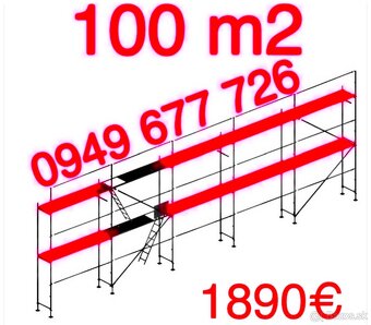 Predám lešenie certifikovane fasadné stavebné lešenie - 9