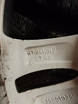 Alu disky R16 5x100 skoda vw seat - 9