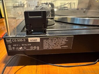 Dual Gramofon CS 505-3 s Ortofon prenoskou Ihlou - 9