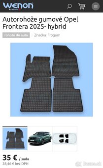 Gumové rohože do auta OPEL FRONTERA - 9