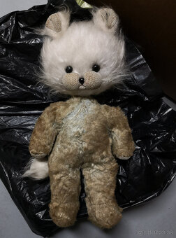 Starožitný plyšový macko - 9