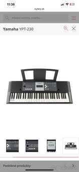 Takmer nový Yamaha YPT-230 - 9