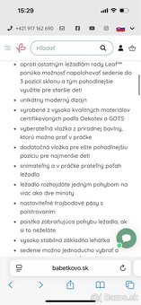 Nuna leaf grow ležadlo - 9