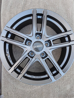 Predám alu disky Dezent TZ graphite matt R16 - 9