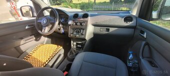VW Caddy Maxi 2,0 TDI 140PS, 5miest, strieborná metalíza - 9