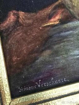 3x obraz maľba na zamate - 9