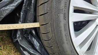 Predám 4x originál 18" alu na Opel Insignia A + letné pneu - 9