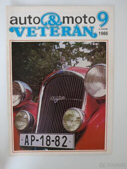 Časopis Auto a Moto Veterán z 80-tych rokov - 9