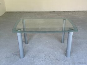 PREDÁM jedálenský stôl sklenený - 9