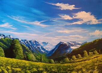 Akrylové obrazy na plátne 50x70 - 9