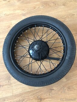 KOLA NA STARÝ MOTOCYKL ARIEL 500 PO RENOVACI - 9